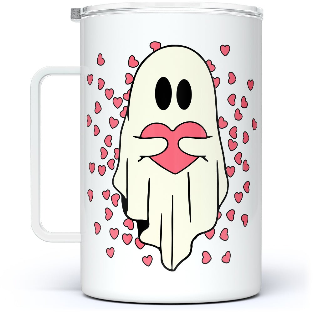 Valentine Ghost Insulated Travel Mug - Loftipop