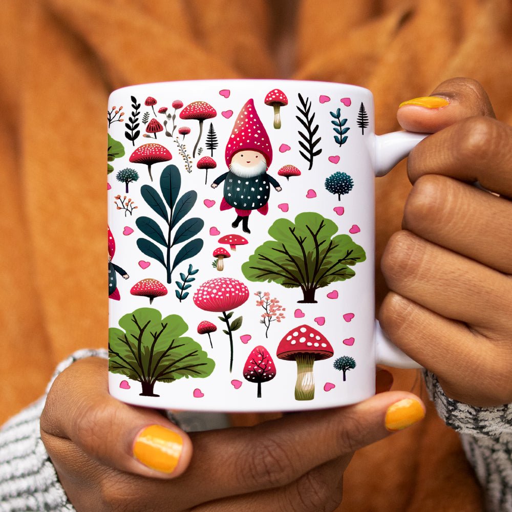 Valentine Woodland Gnome Mug - Loftipop