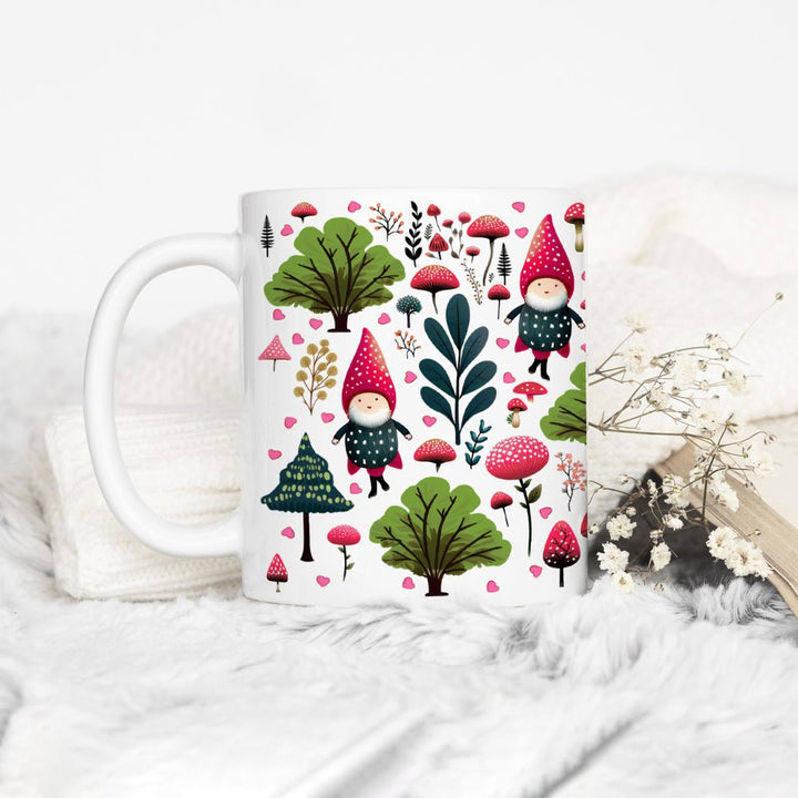 Valentine Woodland Gnome Mug - Loftipop