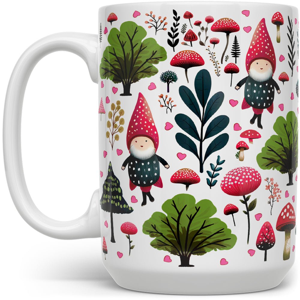 Valentine Woodland Gnome Mug - Loftipop