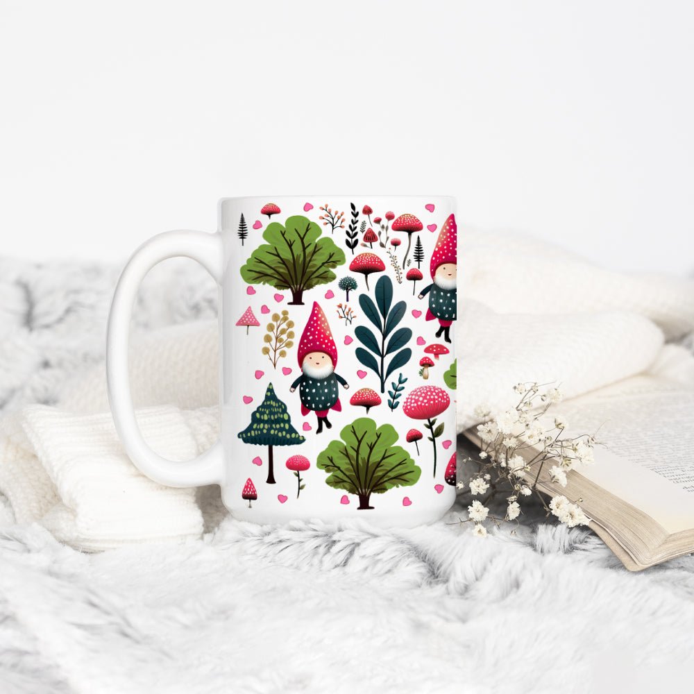 Valentine Woodland Gnome Mug - Loftipop