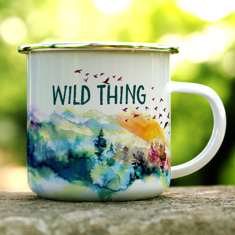 Wild Thing Enamel Camp Mug - Loftipop