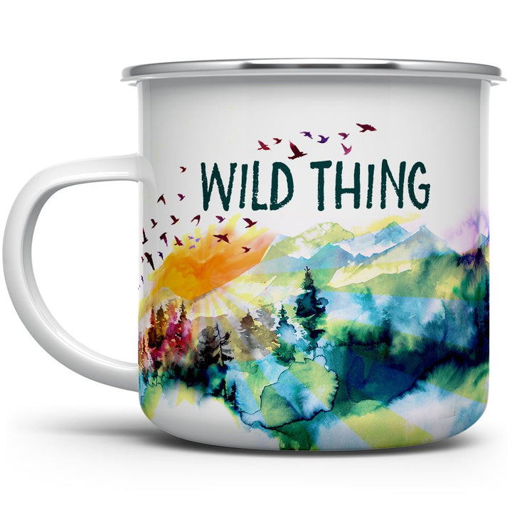 Wild Thing Enamel Camp Mug - Loftipop