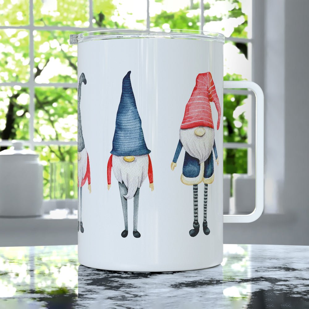 Winter Gnome Insulated Travel Mug - Loftipop