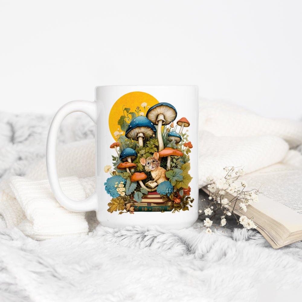 Woodland Book Mouse Mug - Loftipop