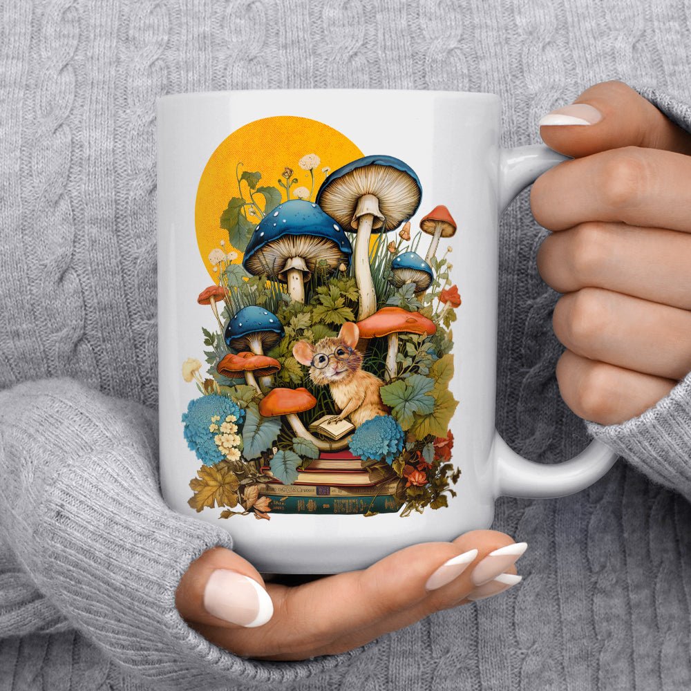 Woodland Book Mouse Mug - Loftipop