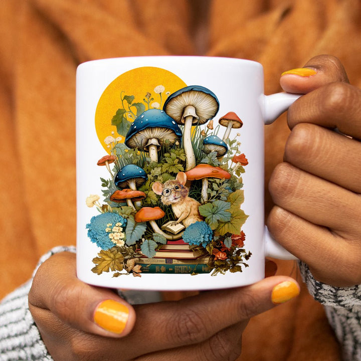 Woodland Book Mouse Mug - Loftipop