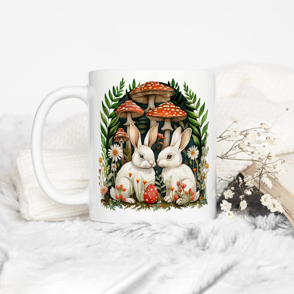 Woodland Bunnies Mug - Loftipop