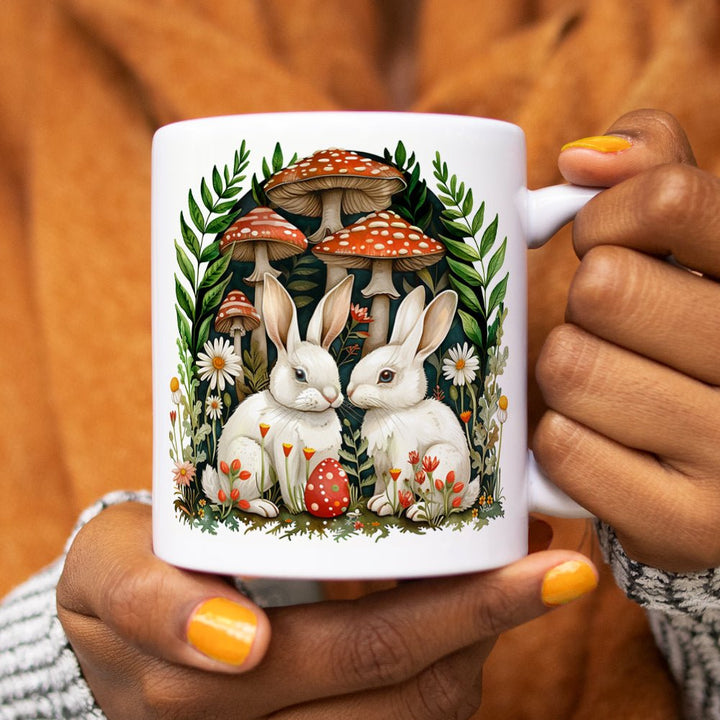 Woodland Bunnies Mug - Loftipop