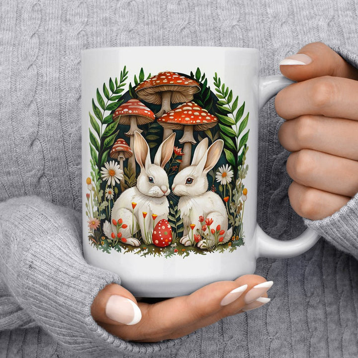 Woodland Bunnies Mug - Loftipop