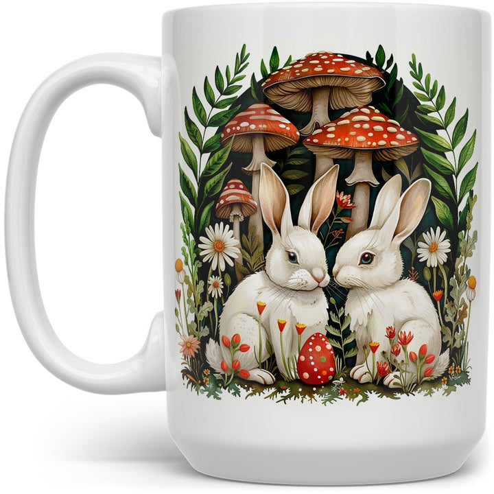 Woodland Bunnies Mug - Loftipop