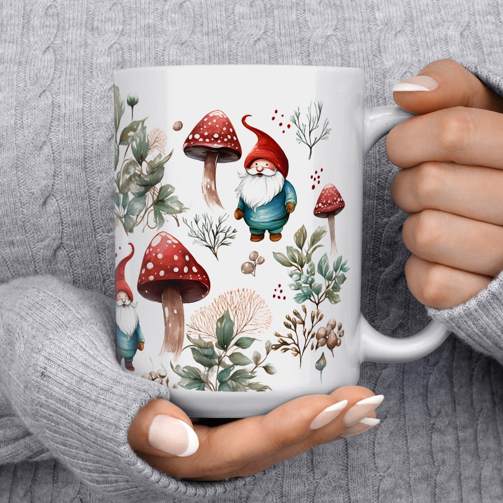 Woodland Mushroom Gnome Mug - Loftipop