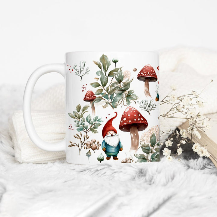 Woodland Mushroom Gnome Mug - Loftipop